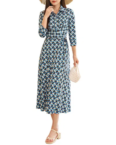 Luna Tuccini Midi Dress In Black