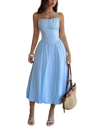 Luna Tuccini Midi Dress In Blue