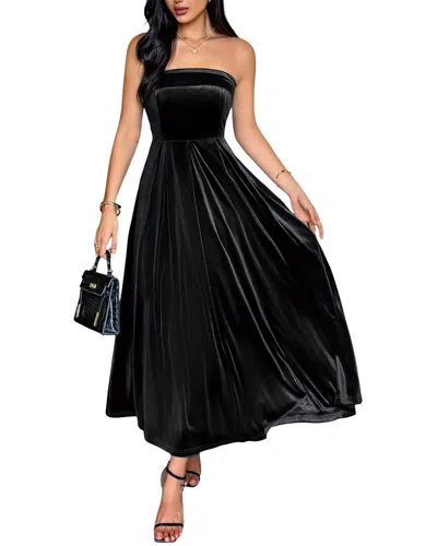 Luna Tuccini Midi Dress In Black