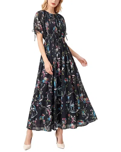 Luna Tuccini Midi Dress In Black
