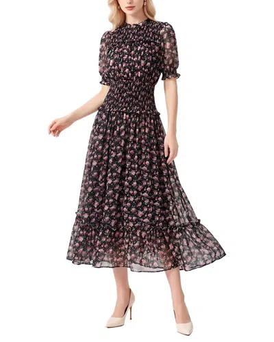 Luna Tuccini Midi Dress In Multi