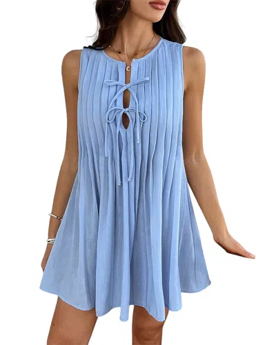 Luna Tuccini Mini Dress In Blue