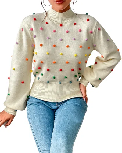 Luna Tuccini Pullover In White