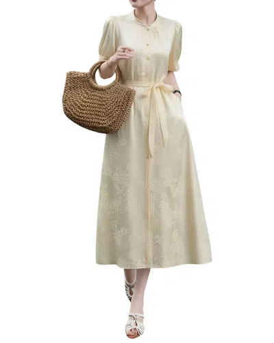 Luna Tuccini Shirt Dress In Gray