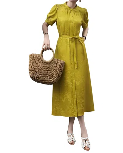 Luna Tuccini Shirt Dress In Green
