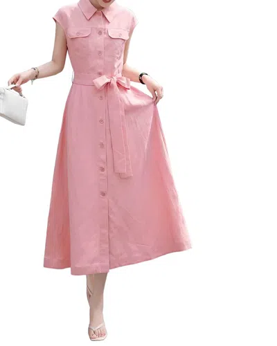 Luna Tuccini Shirt Dress In Pink