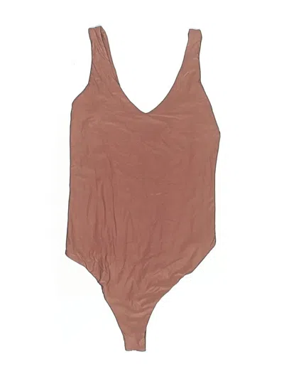 Pre-owned Lunaluna Bodysuit In Brown