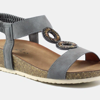 Lunar Womens/ladies Barwell Sandals In Grey