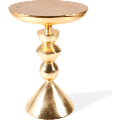 Lunares Accent Table In Gold