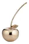 Lunares Apple Sculpture Gold In Gold