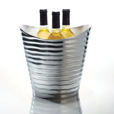 Lunares Aquos Champagne Cooler In Silver