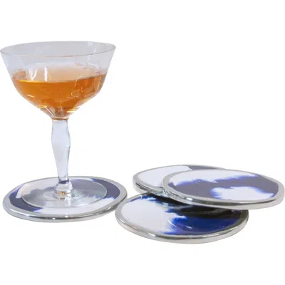 Lunares Aquos Coasters In Blue
