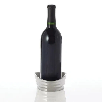 Lunares Aquos Wine Caddy In Silver