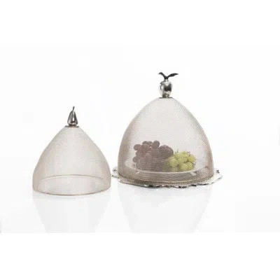 Lunares By Nima Oberoi Feathers 13 2 - Piece Set In Silver Nickel