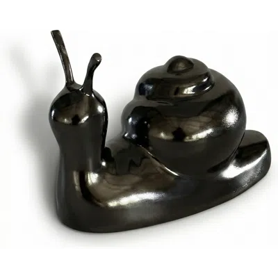 Lunares Caracole Sculpture In Brown