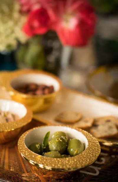 Lunares Cosmos Long Tray In Brown