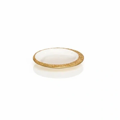 Lunares Cosmos Round Plate In Neutral