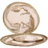 Lunares Dansbury Platter In Silver