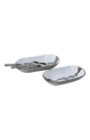 Lunares Dansbury Rectangle Bowl In Silver
