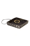 Lunares Djembe Cocktail Napkin Holder In Brown