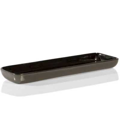 Lunares Djembe Desk Tray In Brown