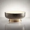Lunares Djembe Large Round Bowl In Brown