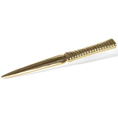 Lunares Djembe Letter Opener In Gold