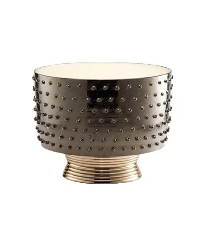 Lunares Djembe Round Bowl High In Black