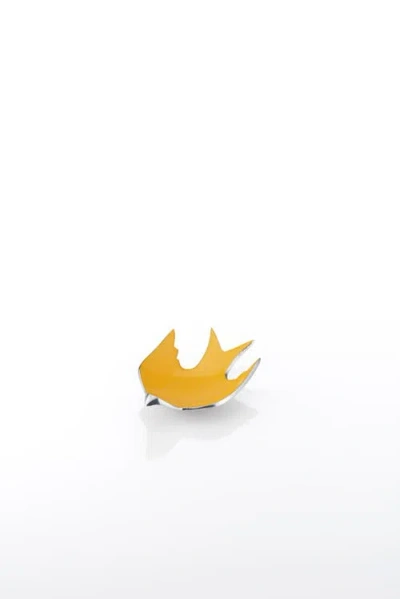 Lunares Dove Dish In Yellow