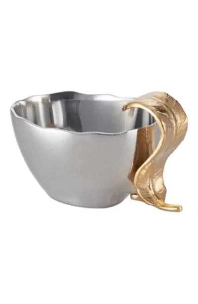 Lunares Feather Nut Dish In Gold