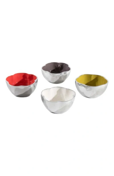 Lunares Fiore Nut Bowl In Orange