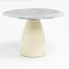 Lunares Luxe Cake Pedestal In Gray