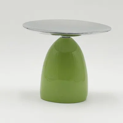 Lunares Luxe Petite Pedestal In Green