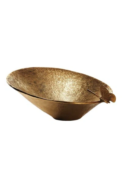 Lunares Nest Asymmetrical Bowl In Gold
