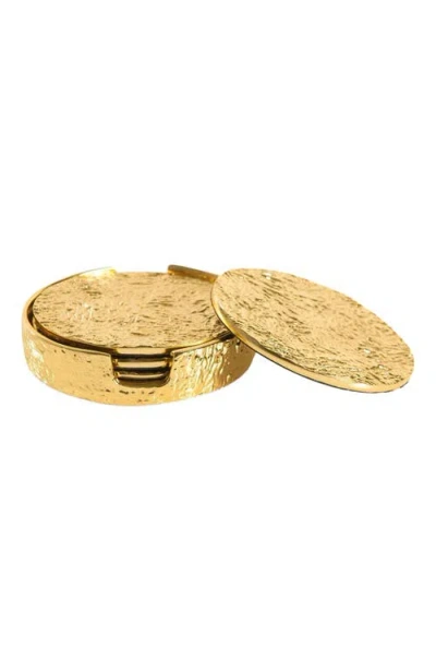 Lunares Nest Coaster In Gold