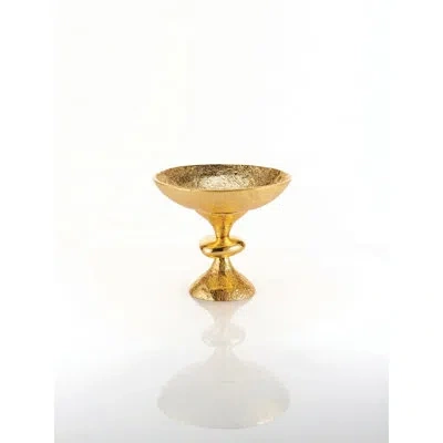 Lunares Nest Metal Posh & Luxe Decorative Bowl In Gold