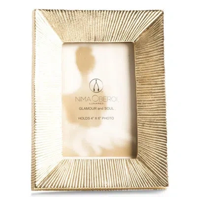 Lunares Object Picture Frame In Gold