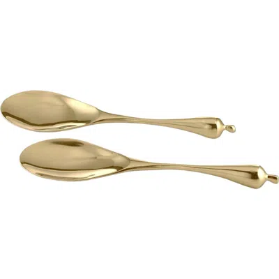 Lunares Pod Serving Set In Gold