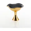 Lunares Ruffled Candy Dish In Gold