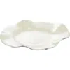 Lunares Ruffled Oyster Plate In Gold
