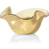 Lunares Ruffled Small Bowl In Gold