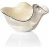 Lunares Ruffled Small Bowl In Metallic