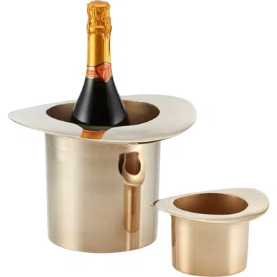 Lunares Top Hat In Gold