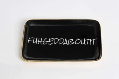 Lunares Valet Trays In Black