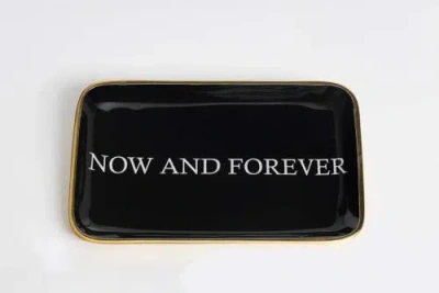 Lunares Valet Trays In Black