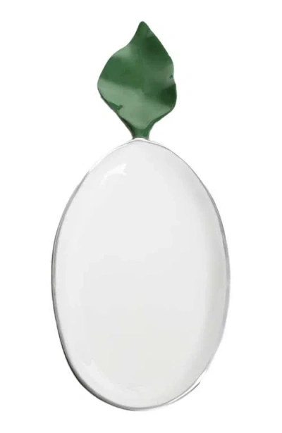 Lunares Verdura Appetizer Plates Oval In White