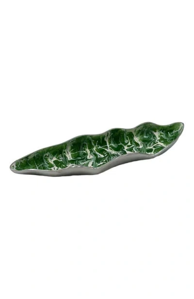 Lunares Verdura Olive Dish In Green