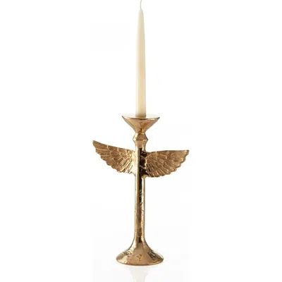 Lunares Wing Candleholder In Gold