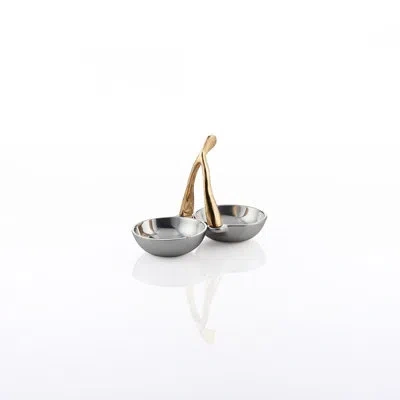 Lunares Wishbone Double Condiment Sculpture