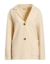 Lunaria Cashmere Woman Blazer Cream Size 10 Cashmere In Purple